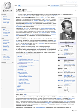 Albert Speer from Wikipedia, the Free Encyclopedia