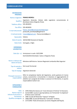 Curriculum Vitae