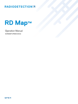 RD Map Operation Manual