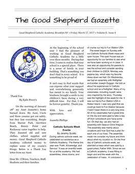 The Good Shepherd Gazette