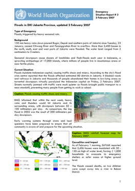 Floods in DKI Jakarta Province, Updated 2 February 2007