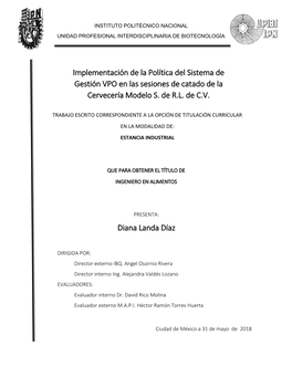 Implementación De La Política Del Sistema De Gestión VPO En Las Sesiones Del Catado