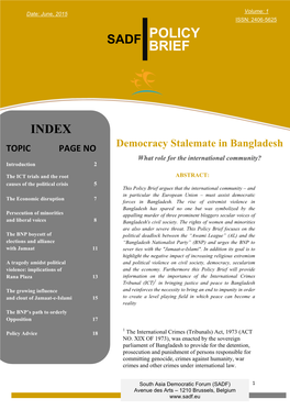 Policy Brief Argues That the International Community – And