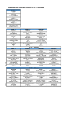 Depart 1 - B Hurigny Svlf Mervans La Roche Vineuse Rully St Marcel 3 Sennecey Le Grand Crissey Chalon Fc 3 Ouroux Macon Sporting Louhans Cuiseaux 3