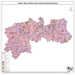 Aquifer Map of Putturu Taluk, Dakshina Kannada District ´