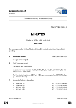 ITRE-PV-2021-05-10-1 EN.Pdf