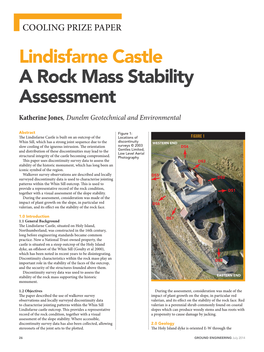 Lindisfarne Castle a Rock Mass Stability Assessment