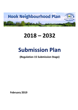 Hook Neighbourhood Plan 2018-2032: Submission Plan