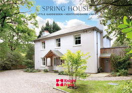 SPRING HOUSE A4 12Pp.Indd