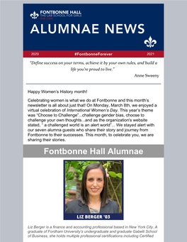 Fontbonne Hall Alumnae