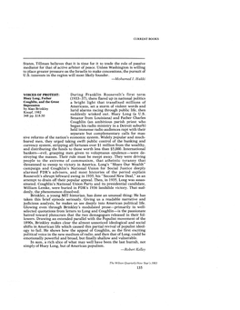 States, Tillman Believes That It Is Time for It to Trade the Role of Passive Mediator for That of Active Arbiter of Peace