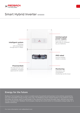 Smart Hybrid Inverter SH5000