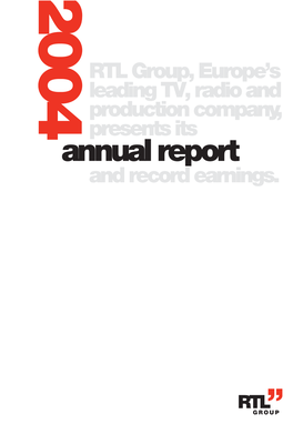RTL Group 2004 Annual Report