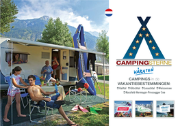 CAMPINGS in De VAKANTIEBESTEMMINGEN