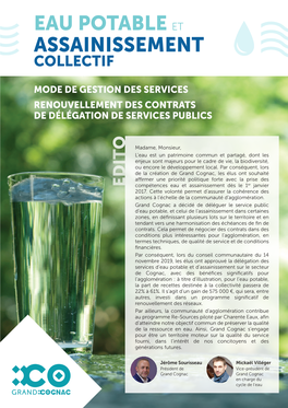 Eau Potable Et Assainissement Collectif