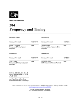 304 Frequency and Timing