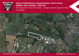 Phase 4 Kelleythorpe Industrial Estate, Pexton Road, Driffield, East Yorkshire, YO25 9DJ Development Land for Sale – Design & Build Opportunities