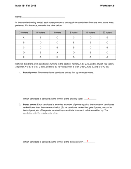 Math 181 Fall 2018 Worksheet 6