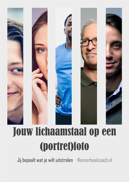 Jouw Lichaamstaal Op Een (Portret)Foto