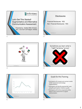 Augmentative and Alternative Communication Assessment