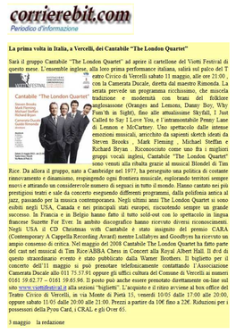 Rassegna Stampa Cantabile