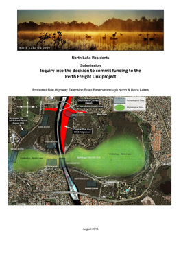 Inquiry Into the Decision to Commit Funding to the Perth Freight Link Project