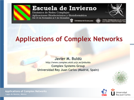 Introduction to Complex Networks 1.1.- What Is a (Complex) Network? 1.2.- Types of Networks 1.3.- Basic Concepts About Networks 1.4.- Brief Historical Background