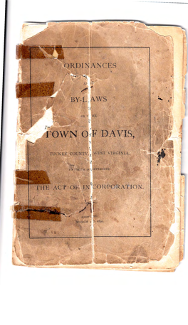 See the Original Town Ordinances and Bylaws Here