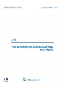 9. Sistemas Territoriales Para El Abastecimiento a Poblaciones