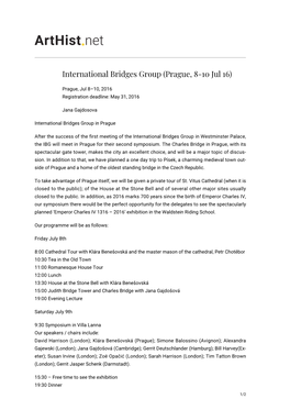 International Bridges Group (Prague, 8-10 Jul 16)