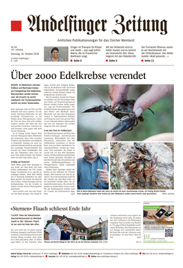 Über 2000 Edelkrebse Verendet