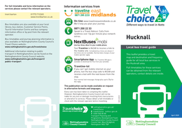 Hucknall Bus Map [PDF]