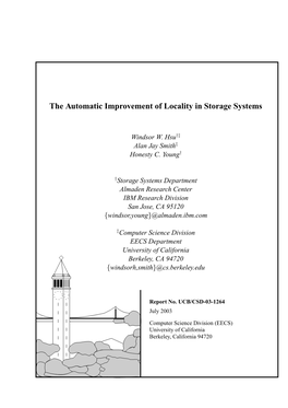 The Automatic Improvement of Locality in Storage Systems