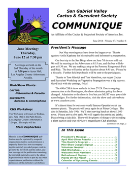 Communique June 2014