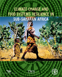 Climate Change and Food Systems Resilience in Sub