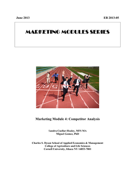 Marketing Module 4: Competitor Analysis