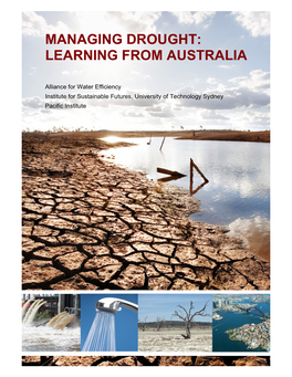Managing Drought: Learning from Australia