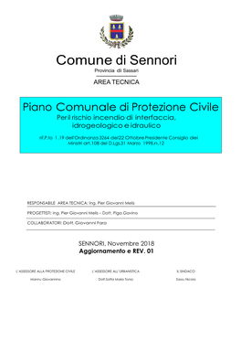 Piano Protezione Civile