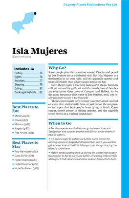 Isla Mujeres for a Whirlwind Visit