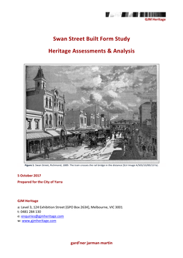 Swan Street Built Form Study Heritage Assessments & Analysis