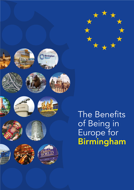 The Benefits of Being in Europe for Birmingham 1 Foreword
