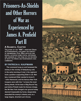 Prisoners-As-Shields and Other Horrors of War As Experienced by James A