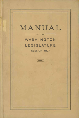 1907 Joint Rules, Rules of the Senate