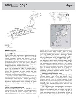 Culturegramstm World Edition 2019 Japan