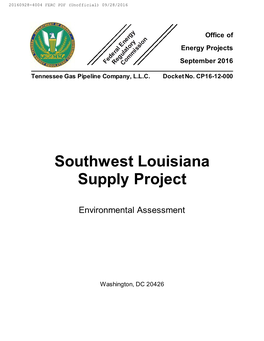 Southwest Louisiana Supply Project