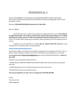 Amendment-1-RFQ UNDP BD 2020-005