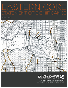 Eastern Core (False Creek Flats) Statement of Significance