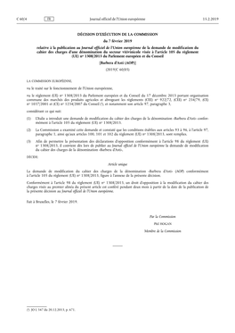 Décision D'exécution De La Commission Du 7 Février 2019