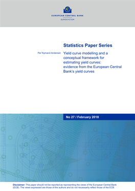 Statistics Paper Series