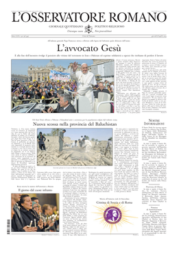 L'osservatore Romano